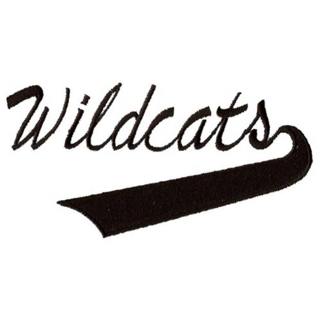 Picture of Wildcats Lettering Machine Embroidery Design