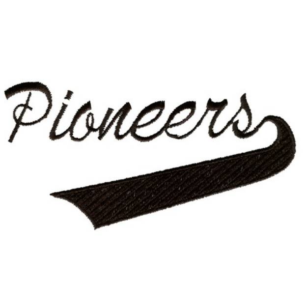 Picture of Pioneers Lettering Machine Embroidery Design