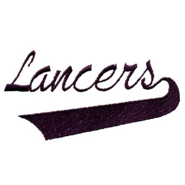 Picture of Lancers Lettering Machine Embroidery Design