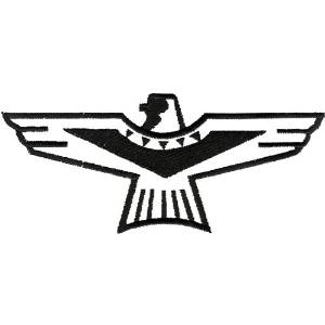 Picture of Thunderbird Outline Machine Embroidery Design