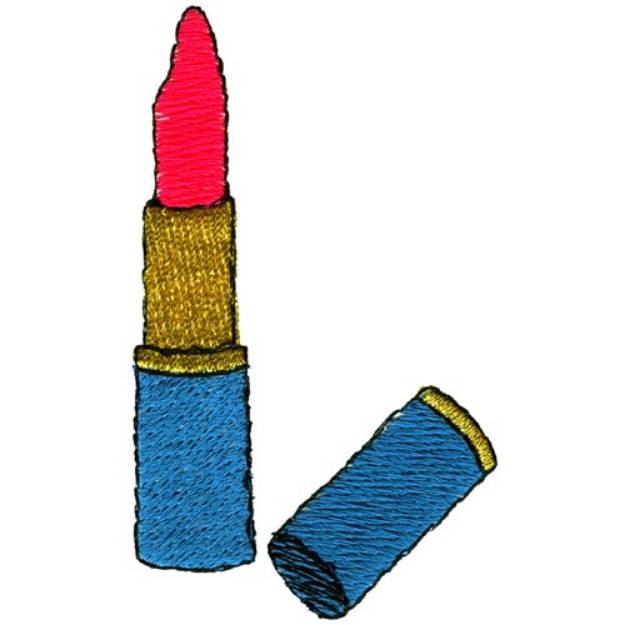 Picture of Lipstick Machine Embroidery Design