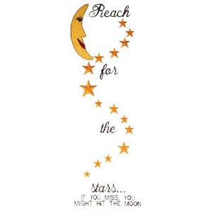 Picture of Reach for the Stars Machine Embroidery Design