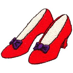 Picture of Shoes Machine Embroidery Design