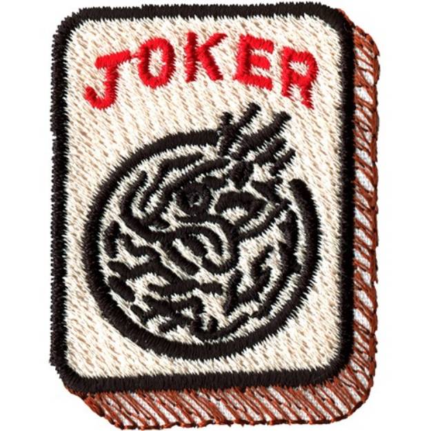 Picture of Mahjong Joker Machine Embroidery Design