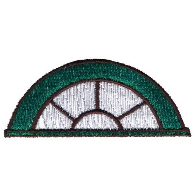 Picture of Arch Window Pane Machine Embroidery Design
