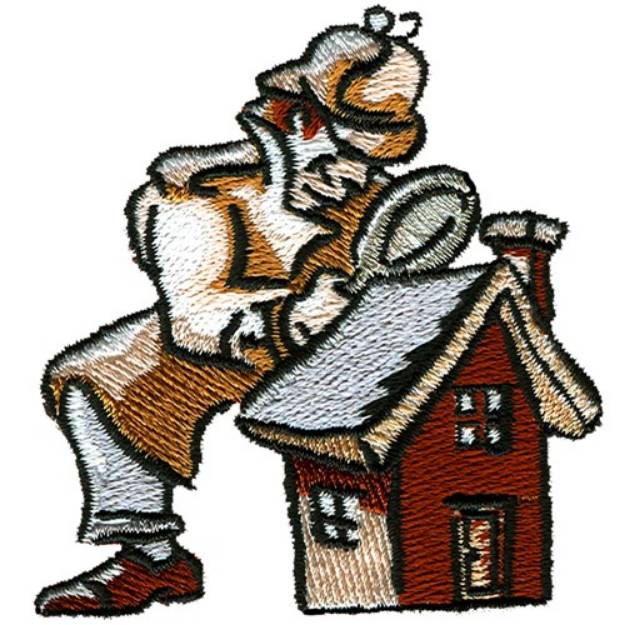 Picture of House Inspector Machine Embroidery Design