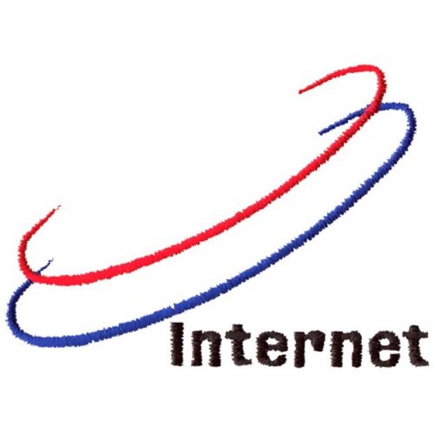 Picture of Internet Logo Machine Embroidery Design