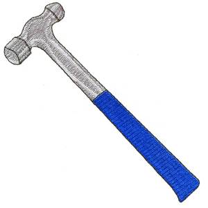Picture of Ballpeen Hammer Machine Embroidery Design