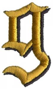 Picture of Old English g Machine Embroidery Design