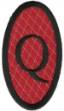 Picture of Oval Applique Q Machine Embroidery Design