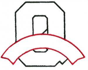 Picture of Athletic Banner Q Machine Embroidery Design