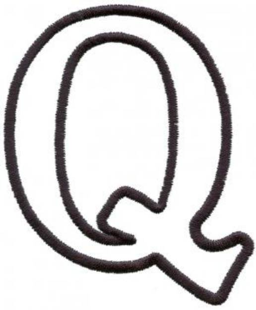 Picture of Applique Q Machine Embroidery Design