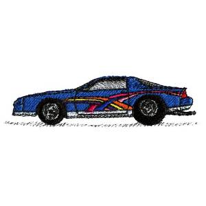 Picture of Race Car Machine Embroidery Design