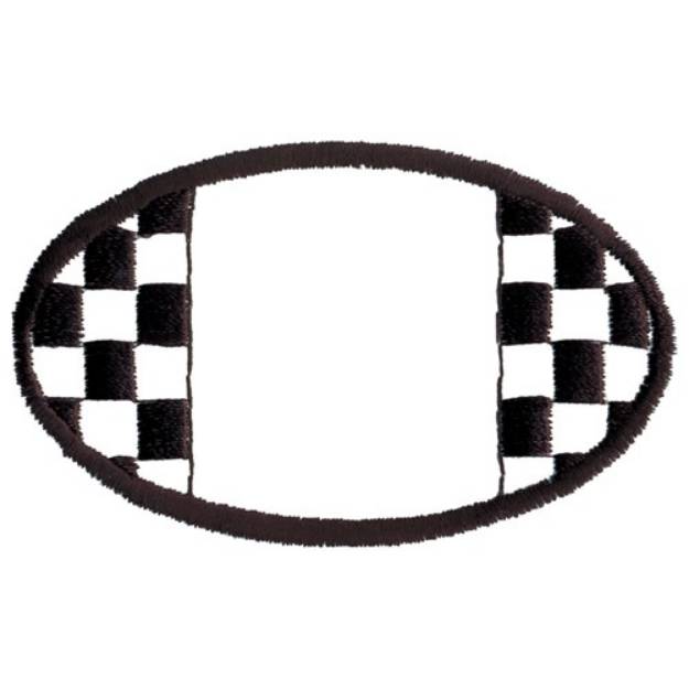 Picture of Racing Oval Machine Embroidery Design