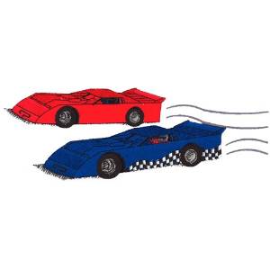 Picture of Late Models Racing Machine Embroidery Design