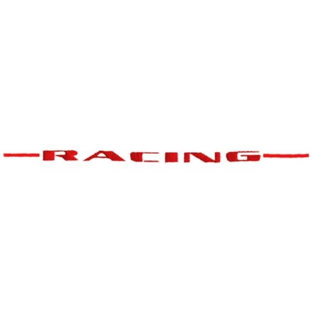 Picture of Racing Logo Machine Embroidery Design