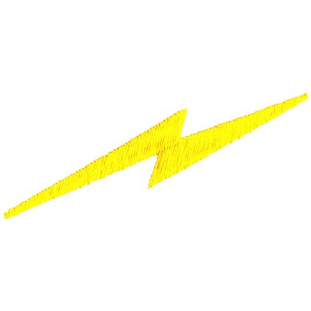 Picture of Lightning Bolt Machine Embroidery Design