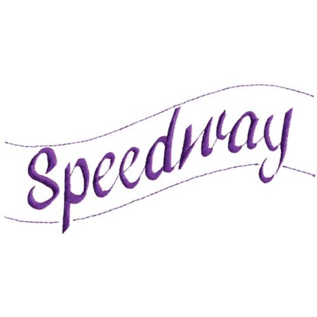 Picture of Speedway Machine Embroidery Design