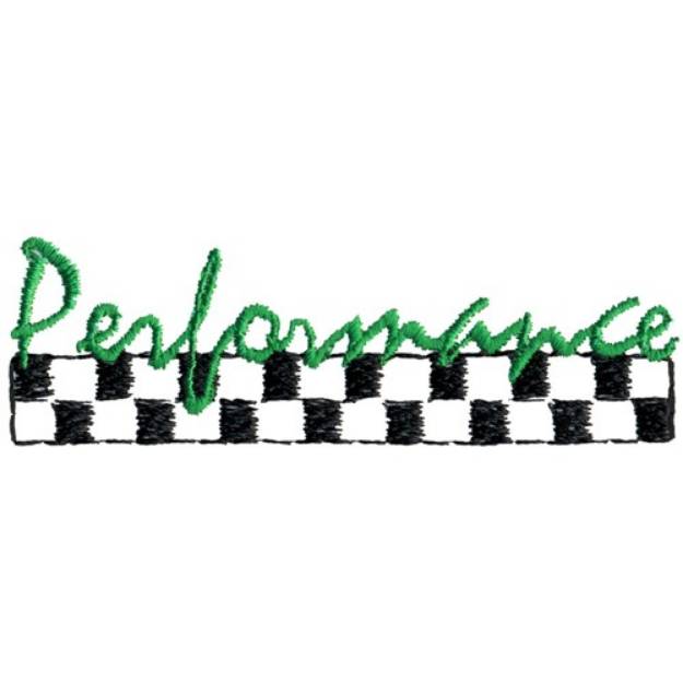 Picture of Performance Logo Machine Embroidery Design