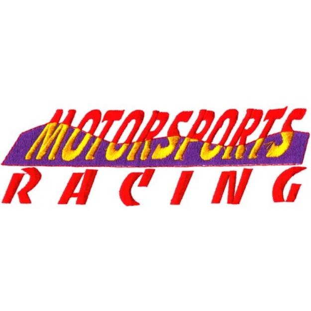 Picture of Motorsports Logo Machine Embroidery Design
