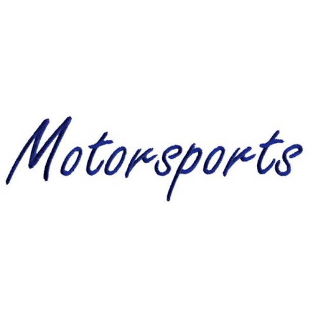 Picture of Motorsports Machine Embroidery Design
