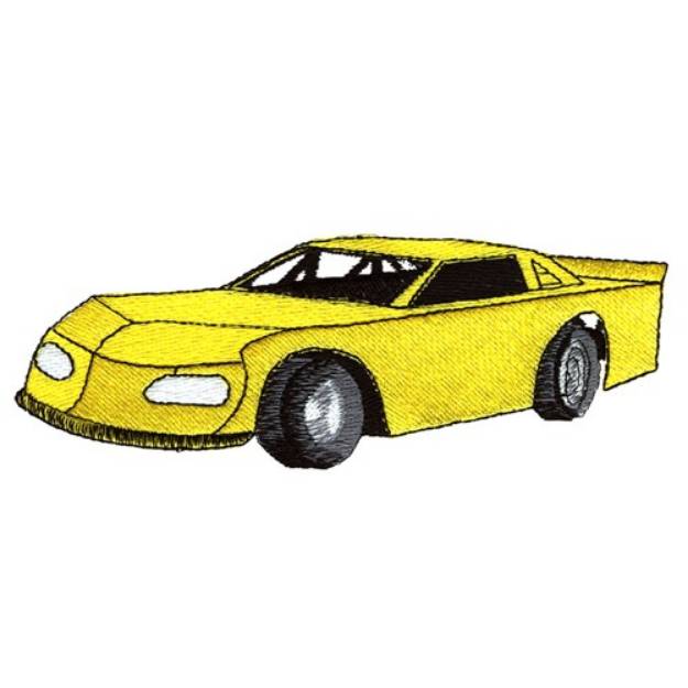 Picture of Race Car Machine Embroidery Design