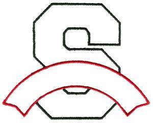 Picture of Athletic Banner S Machine Embroidery Design