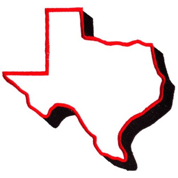 Picture of Texas Machine Embroidery Design