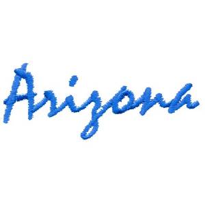 Picture of Arizona Text Machine Embroidery Design