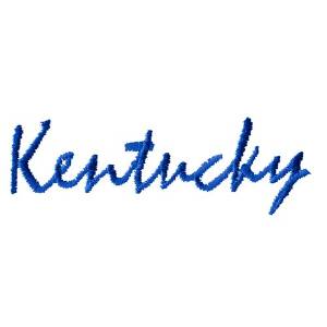 Picture of Kentucky Text Machine Embroidery Design
