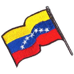 Picture of Venezuelan Flag Machine Embroidery Design