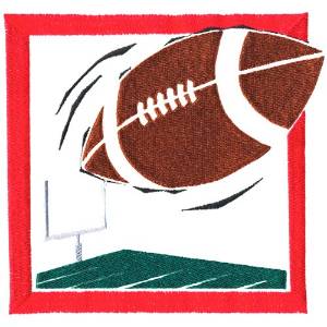 Picture of Football Machine Embroidery Design