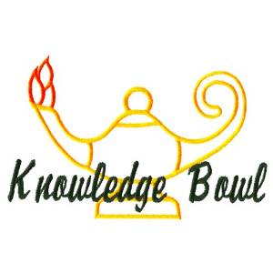 Picture of Knowledge Bowl Machine Embroidery Design