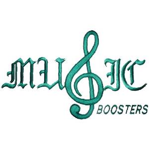 Picture of Music Boosters Machine Embroidery Design