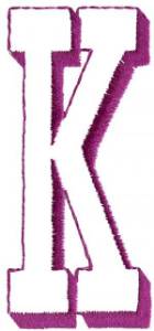 Picture of Shadow K Machine Embroidery Design