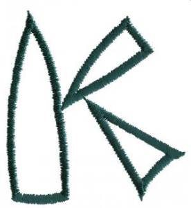 Picture of Siamese K Machine Embroidery Design