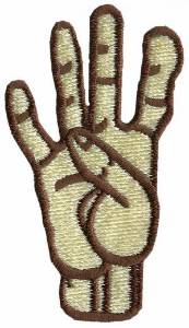 Picture of Sign Language 4 Machine Embroidery Design