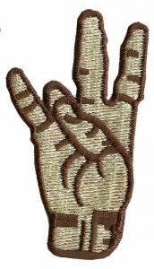 Picture of Sign Language 7 Machine Embroidery Design