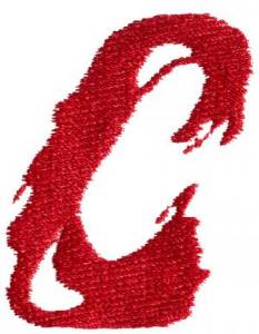Picture of Painted C Machine Embroidery Design