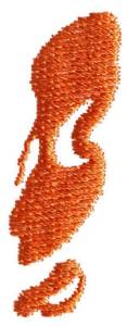 Picture of Painted Exclamation Mark Machine Embroidery Design