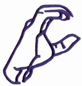 Picture of Sign Language C Machine Embroidery Design
