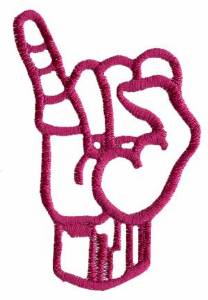 Picture of Sign Language I Machine Embroidery Design