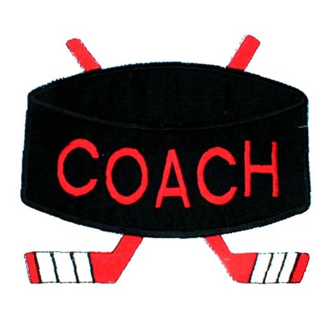 Picture of Coaching Hockey Machine Embroidery Design