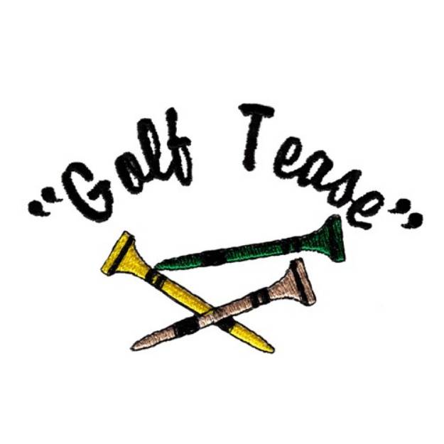 Picture of Golf Tease Machine Embroidery Design