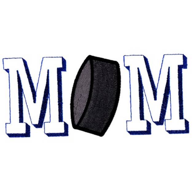 Picture of Hockey Mom Machine Embroidery Design