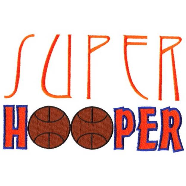 Picture of Super Hooper Machine Embroidery Design