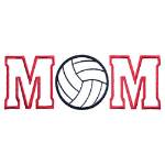 Picture of Volleyball Mom Machine Embroidery Design