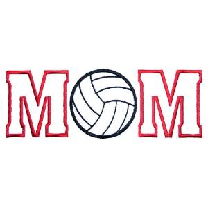 Picture of Volleyball Mom Machine Embroidery Design