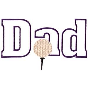 Picture of Golf Dad Machine Embroidery Design