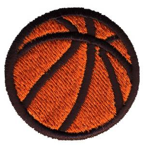 Picture of Puff Basketball Machine Embroidery Design